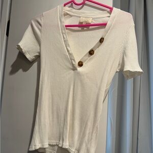 Sezane Small top with buttons
